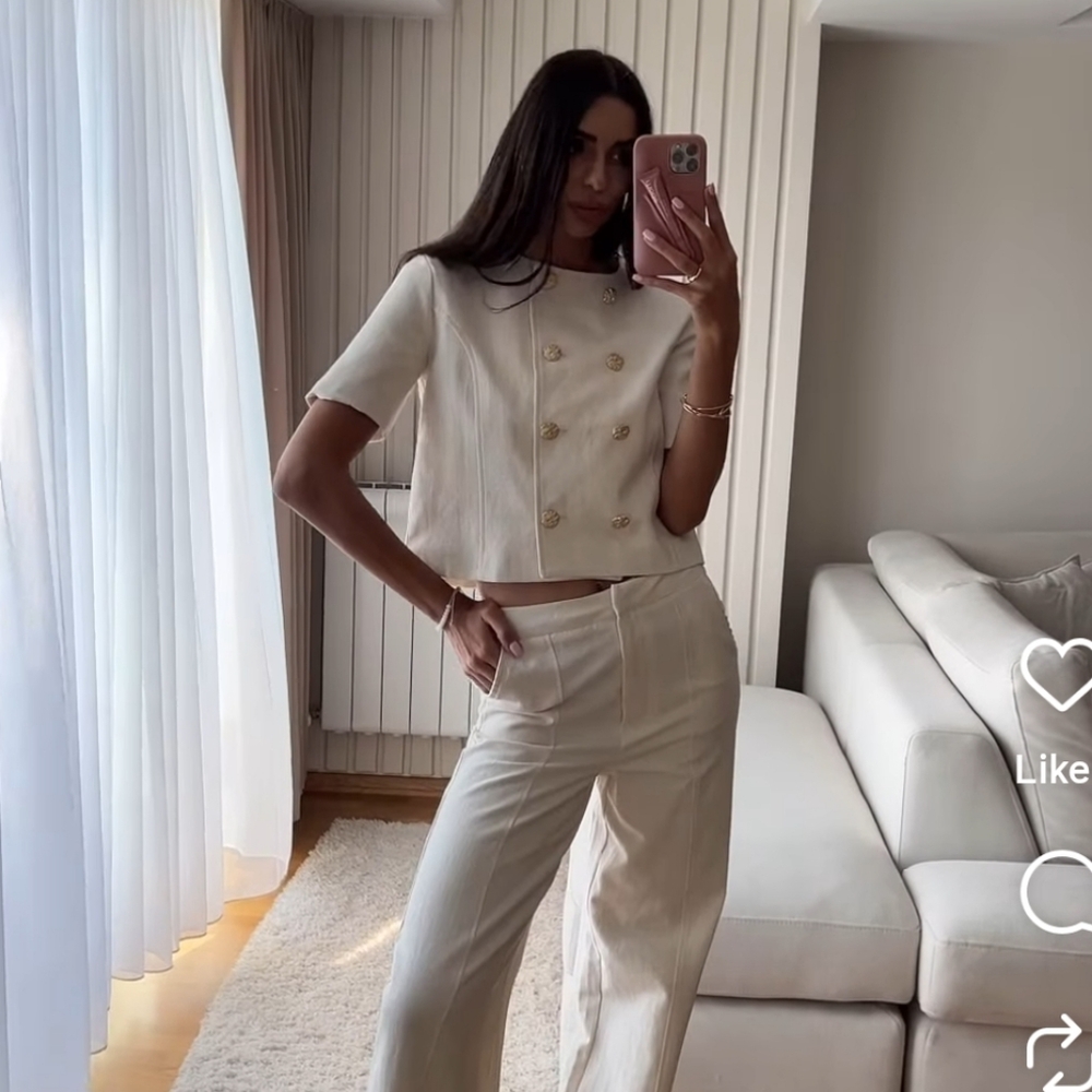 NWT Zara Short Sleeve Blazer Size XS - Picture 8 of 16